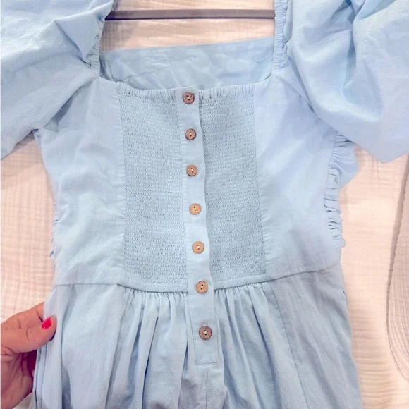 free people ain't she a beaut midi dress Ain't She A Beaut Midi Dress Blue - $178
